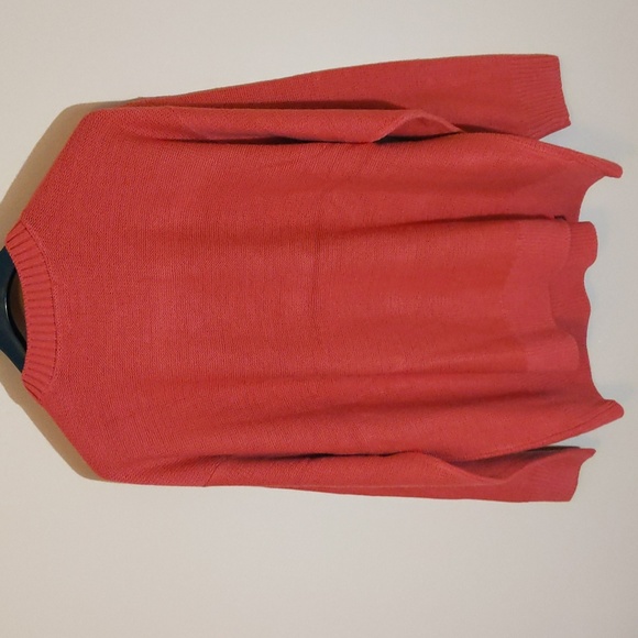 Joe Fresh|NWT Cumberland Red Knitted Crew Neck Sweater With Pattern Acrylic - Picture 6 of 15